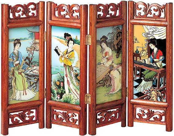 <em>屏风</em>-<em>四大美女</em>